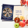 Load image into Gallery viewer, The inside of Tree-Free’s 12 Tribes Mosaic card, with the cover and envelope in the background.