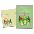 Load image into Gallery viewer, The cover of Tree-Free's Romaine Calm card, along with its matching envelope.