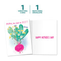 Load image into Gallery viewer, The cover and inside of Tree-Free’s Can't Be Beet card, along with the following text: “1 greeting card, 1 matching envelope”