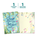 Load image into Gallery viewer, The cover and inside of Tree-Free’s Dream Without Fear All Occasion Card card, along with the following text: “1 greeting card, 1 matching envelope”