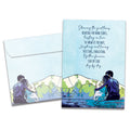 Load image into Gallery viewer, The cover of Tree-Free's Side by Side card, along with its matching envelope.