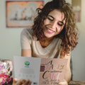 Load image into Gallery viewer, Lifestyle image(s) featuring Tree-Free’s Party With Cake card