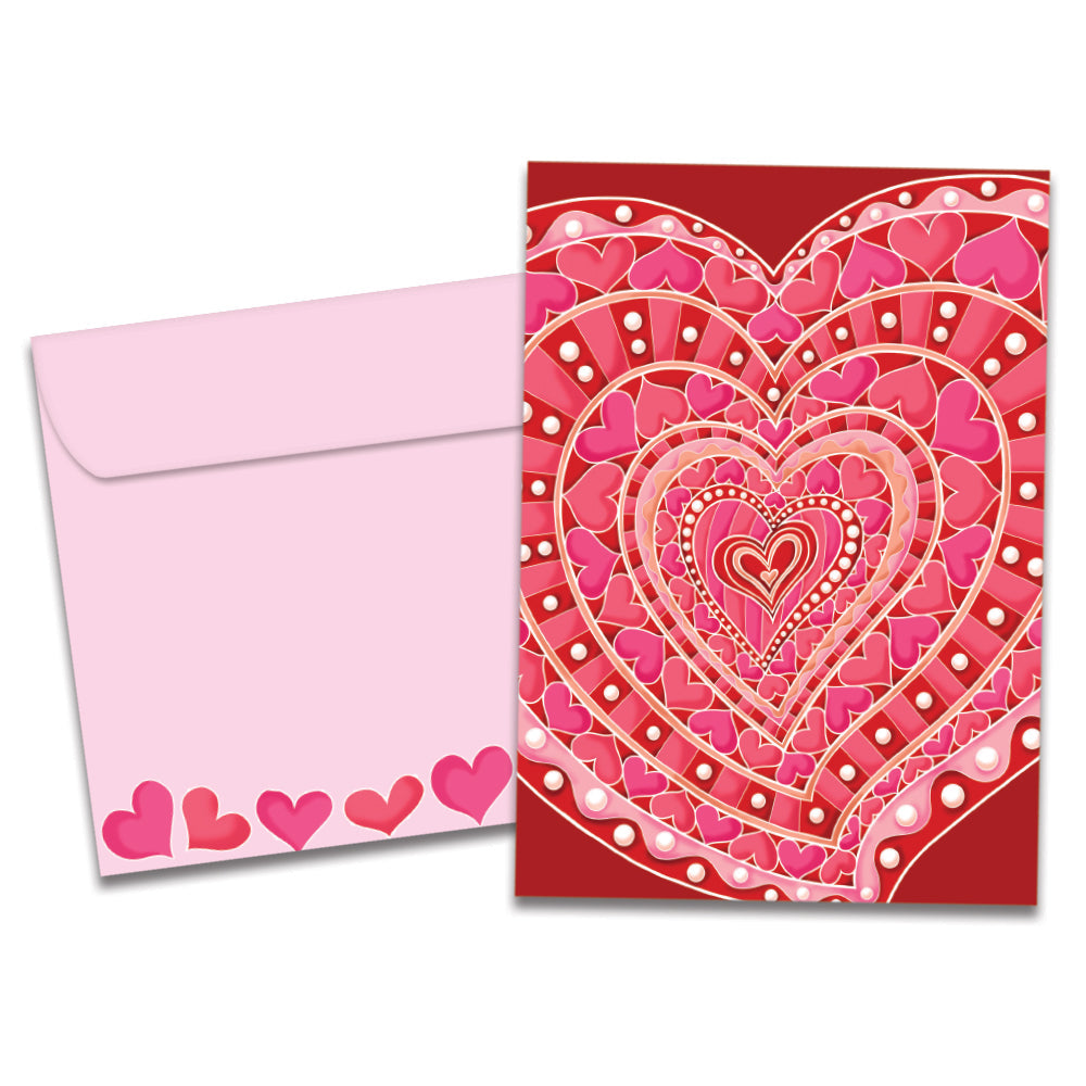 Layers Of Hearts Greeting Card – Tree-Free Greetings
