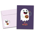 Load image into Gallery viewer, Ghost With Candy Halloween Card
