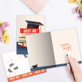 Load image into Gallery viewer, The inside of Tree-Free’s Holiday Mittens card, with the cover and envelope in the background.