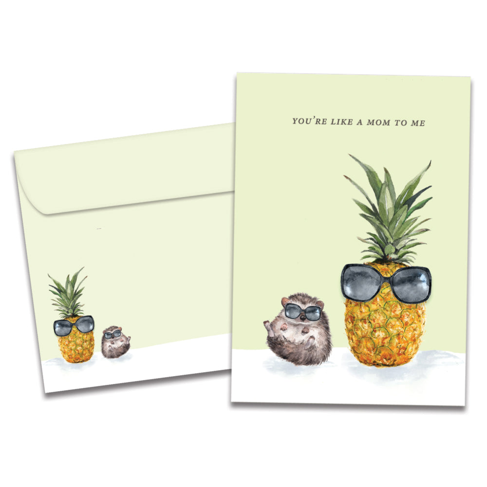 Pinapple Hedgehog Mother's Day Card