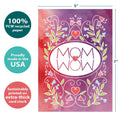 Load image into Gallery viewer, Floral Mom Wow Mother&#39;s Day Card
