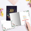 Load image into Gallery viewer, The inside of Tree-Free’s True to Yourself card, with the cover and envelope in the background.
