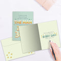 Load image into Gallery viewer, The inside of Tree-Free’s Everyday Appreciation card, with the cover and envelope in the background.