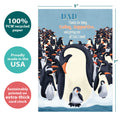 Load image into Gallery viewer, The cover of Tree-Free’s One in a Million card with lines demonstrating its 5x7 dimensions, along with the following text: “100% PCW recycled paper, proudly made in the USA, sustainably printed on extra-thick card stock”