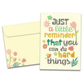 Load image into Gallery viewer, The cover of Tree-Free's Little Reminder card, along with its matching envelope.
