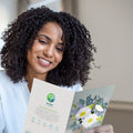Load image into Gallery viewer, Lifestyle image(s) featuring Tree-Free’s Floral Bouquet card
