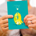 Load image into Gallery viewer, Lifestyle image(s) featuring Tree-Free’s Bananas For You card
