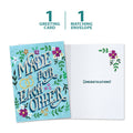 Load image into Gallery viewer, The cover and inside of Tree-Free’s Made For Each Other card, along with the following text: “1 greeting card, 1 matching envelope”