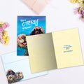 Load image into Gallery viewer, The inside of Tree-Free’s Otterly Amazing card, with the cover and envelope in the background.