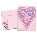 Load image into Gallery viewer, The cover of Tree-Free's So Loved card, along with its matching envelope.