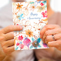 Load image into Gallery viewer, Lifestyle image(s) featuring Tree-Free’s Beautiful Bouquet card