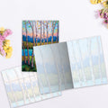 Load image into Gallery viewer, The inside of Tree-Free’s Hope Springs Eternal card, with the cover and envelope in the background.