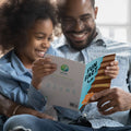 Load image into Gallery viewer, Lifestyle image(s) featuring Tree-Free’s Stepdads Fun Fact card