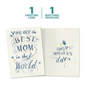Load image into Gallery viewer, The cover and inside of Tree-Free’s Best in the World card, along with the following text: “1 greeting card, 1 matching envelope”