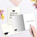 Load image into Gallery viewer, The inside of Tree-Free’s Could Would Should card, with the cover and envelope in the background.