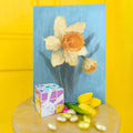 Load image into Gallery viewer, Lifestyle image(s) featuring Tree-Free’s Spring Daffodil card