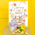 Load image into Gallery viewer, Lifestyle image(s) featuring Tree-Free’s Spring Has Sprung card
