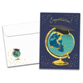 Load image into Gallery viewer, The cover of Tree-Free's Limitless World card, along with its matching envelope.