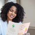 Load image into Gallery viewer, Lifestyle image(s) featuring Tree-Free's Welcome to the World card