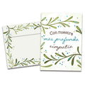 Load image into Gallery viewer, The cover of Tree-Free's Simpatia Vines card, along with its matching envelope.