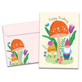 Load image into Gallery viewer, The cover of Tree-Free's Grow Your Own Magic card, along with its matching envelope.