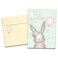 Load image into Gallery viewer, The cover of Tree-Free's For a Special Girl card, along with its matching envelope.