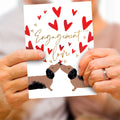 Load image into Gallery viewer, Lifestyle image(s) featuring Tree-Free’s Puppy Love card