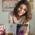Load image into Gallery viewer, Lifestyle image(s) featuring Tree-Free’s Huge Wishes card