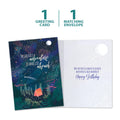 Load image into Gallery viewer, The cover and inside of Tree-Free’s The Greatest Adventure card, along with the following text: “1 greeting card, 1 matching envelope”