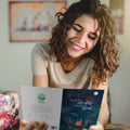 Load image into Gallery viewer, Lifestyle image(s) featuring Tree-Free’s The Greatest Adventure card