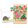 Load image into Gallery viewer, The cover of Tree-Free's Your Own Pace card, along with its matching envelope.
