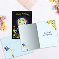 Load image into Gallery viewer, The inside of Tree-Free’s Light Love Spirit card, with the cover and envelope in the background.