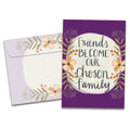 Load image into Gallery viewer, The cover of Tree-Free's Chosen Family card, along with its matching envelope.