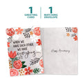 Load image into Gallery viewer, The cover and inside of Tree-Free’s We Have Everything card, along with the following text: “1 greeting card, 1 matching envelope”