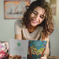 Load image into Gallery viewer, Lifestyle image(s) featuring Tree-Free’s Shared Happiness card
