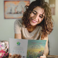 Load image into Gallery viewer, Lifestyle image(s) featuring Tree-Free’s Summer Joy card