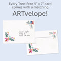 Load image into Gallery viewer, The envelope for Tree-Free’s Be Ready card, along with the following text: “Every Tree-Free 5x7 card comes with a matching ARTvelope!”