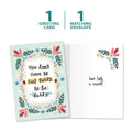 Load image into Gallery viewer, The cover and inside of Tree-Free’s Be Ready card, along with the following text: “1 greeting card, 1 matching envelope”