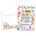 Load image into Gallery viewer, The cover of Tree-Free's Label Feeling card, along with its matching envelope.