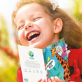 Load image into Gallery viewer, Lifestyle image(s) featuring Tree-Free’s Hello Giraffe card