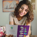 Load image into Gallery viewer, Lifestyle image(s) featuring Tree-Free’s Happy Birds card