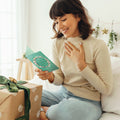 Load image into Gallery viewer, Lifestyle image(s) featuring Tree-Free’s Seashell Joy card