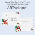 Load image into Gallery viewer, The envelope for Tree-Free’s Believe in Magic card, along with the following text: “Every Tree-Free 5x7 card comes with a matching ARTvelope!”