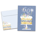 Load image into Gallery viewer, The cover of Tree-Free's Joyful 60 card, along with its matching envelope.